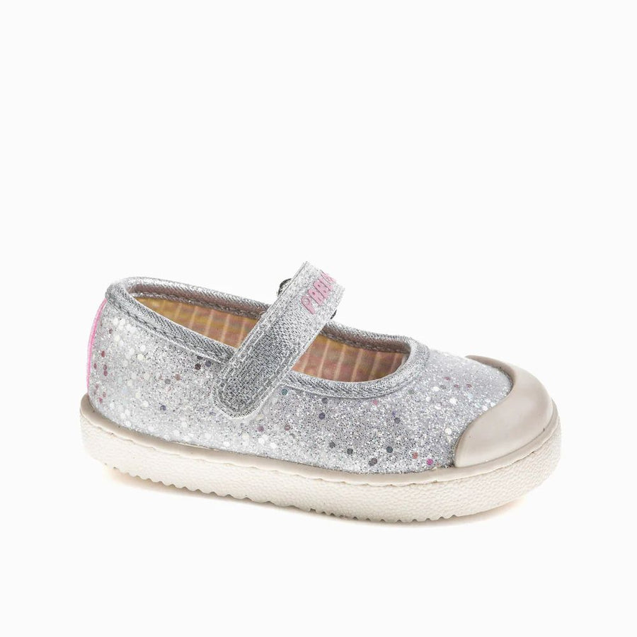 Pablosky 984150 Girls' Shoe-Silver Glitter