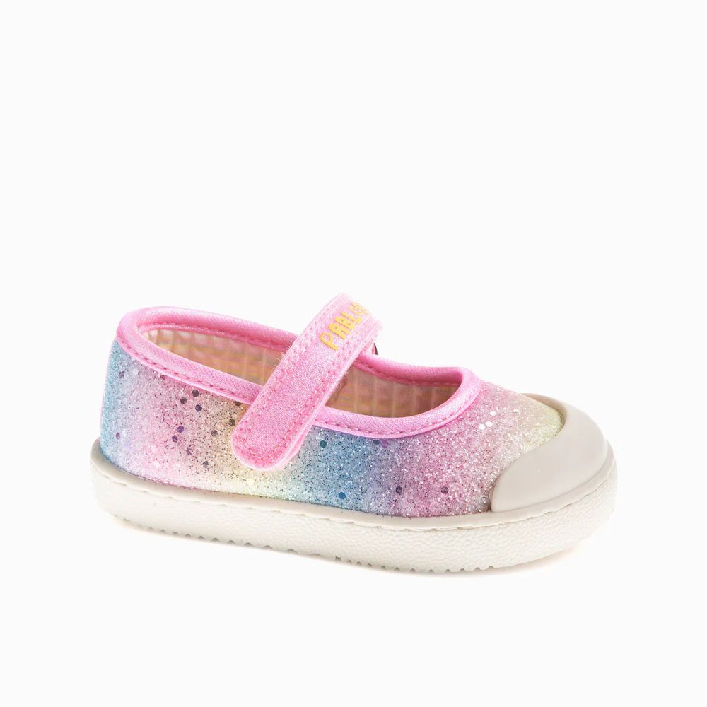 Pablosky 984190 Girls' Shoe-Rainbow Multi
