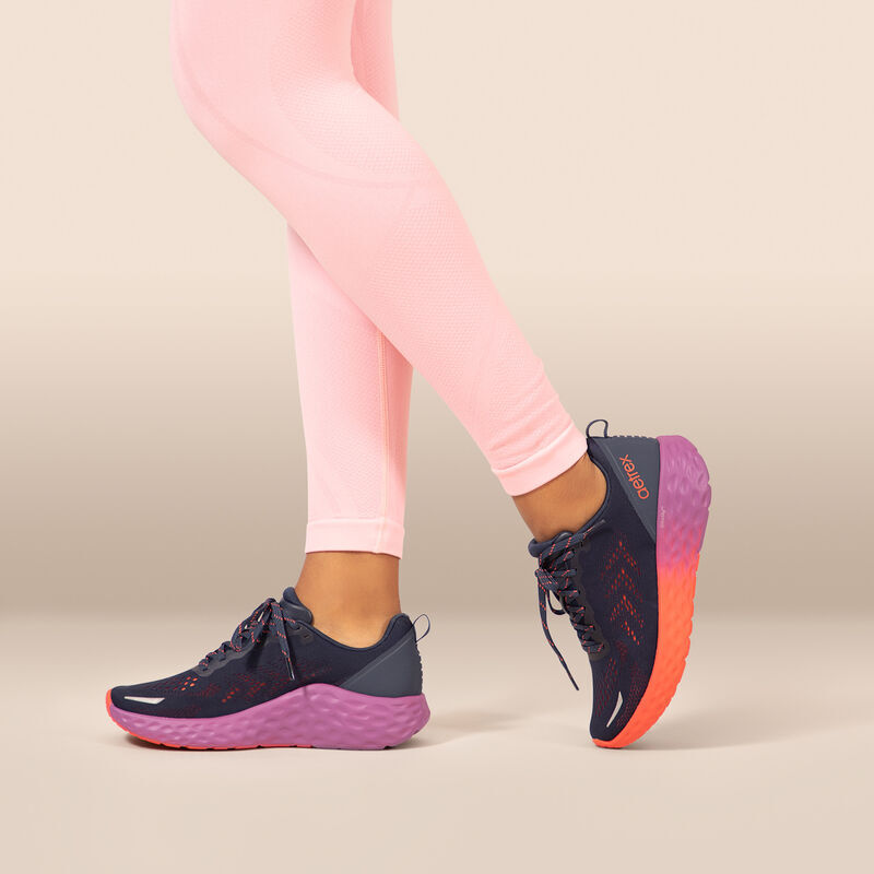 Aetrex Danika Sport Trainer-Navy/Coral