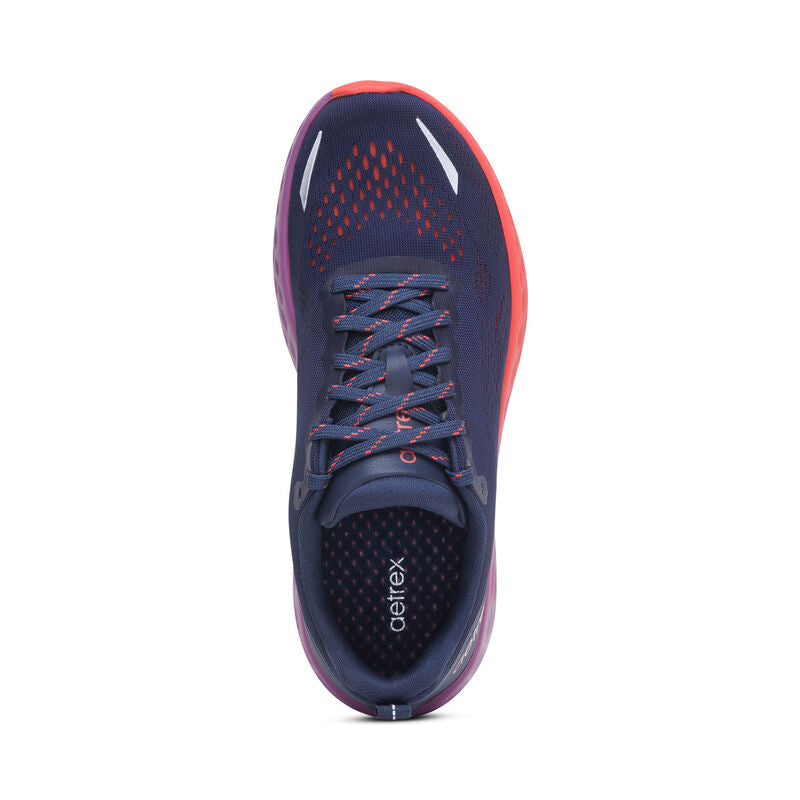 Aetrex Danika Sport Trainer-Navy/Coral