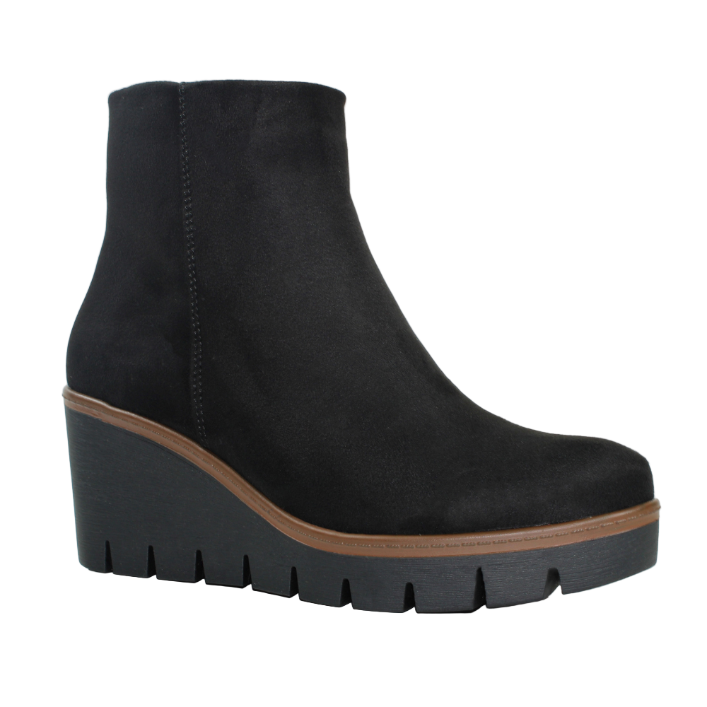 Susst Buddy25 Ankle Boot-Black Suede