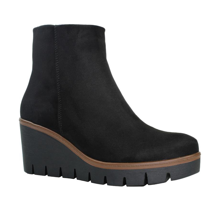 Susst Buddy25 Ankle Boot-Black Suede