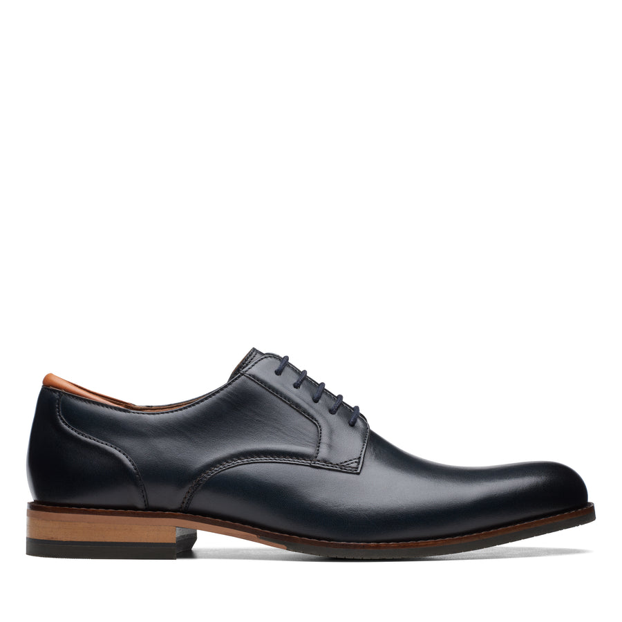 Clarks Craftarlo Lace2 Shoe-Navy Lea G