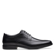 Clarks Howard Apron Shoe-Black Lea G