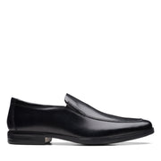 Clarks Howard Edge Shoe-Black Lea G