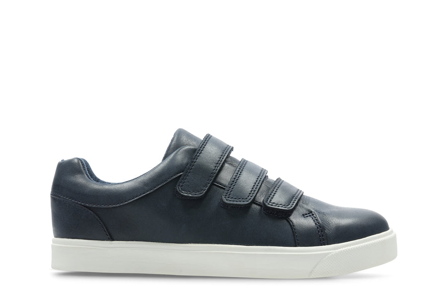 Clarks City Oasislo Shoes-Navy G