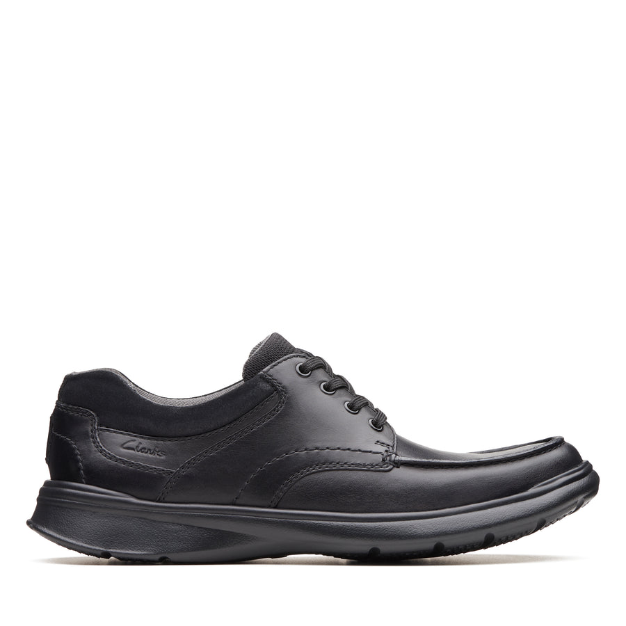 Clarks Cotrell Edge Shoe-Black Smoo H