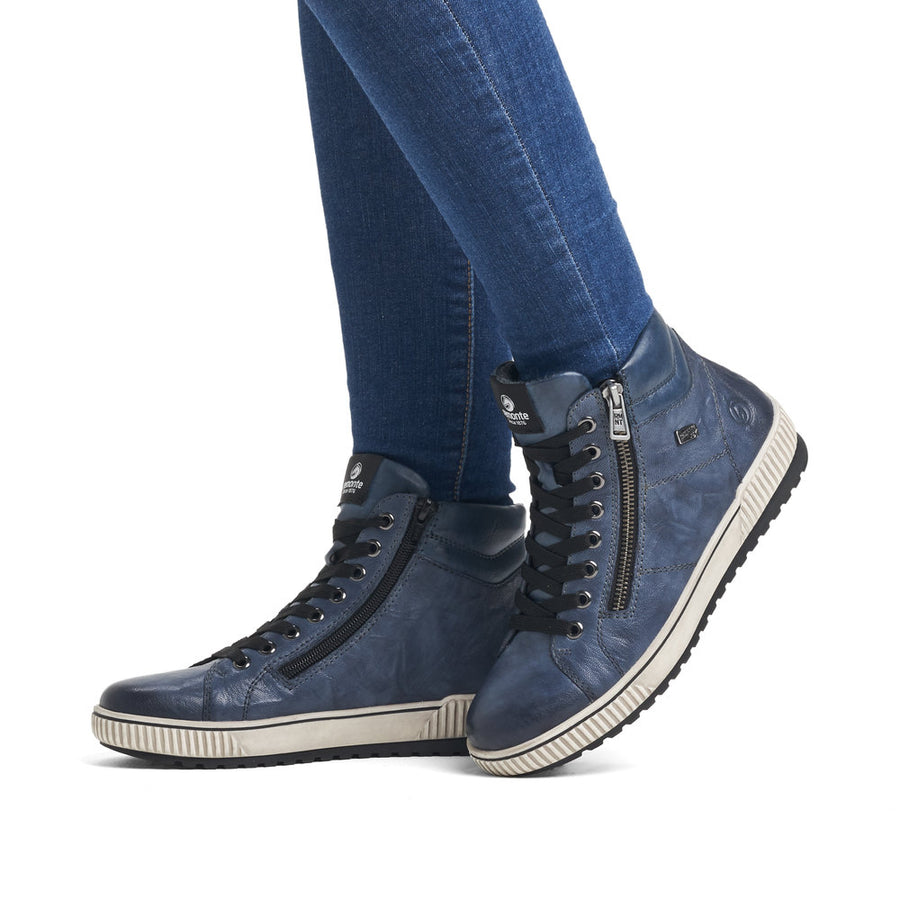 Remonte D0772 Ankle Boots-Navy