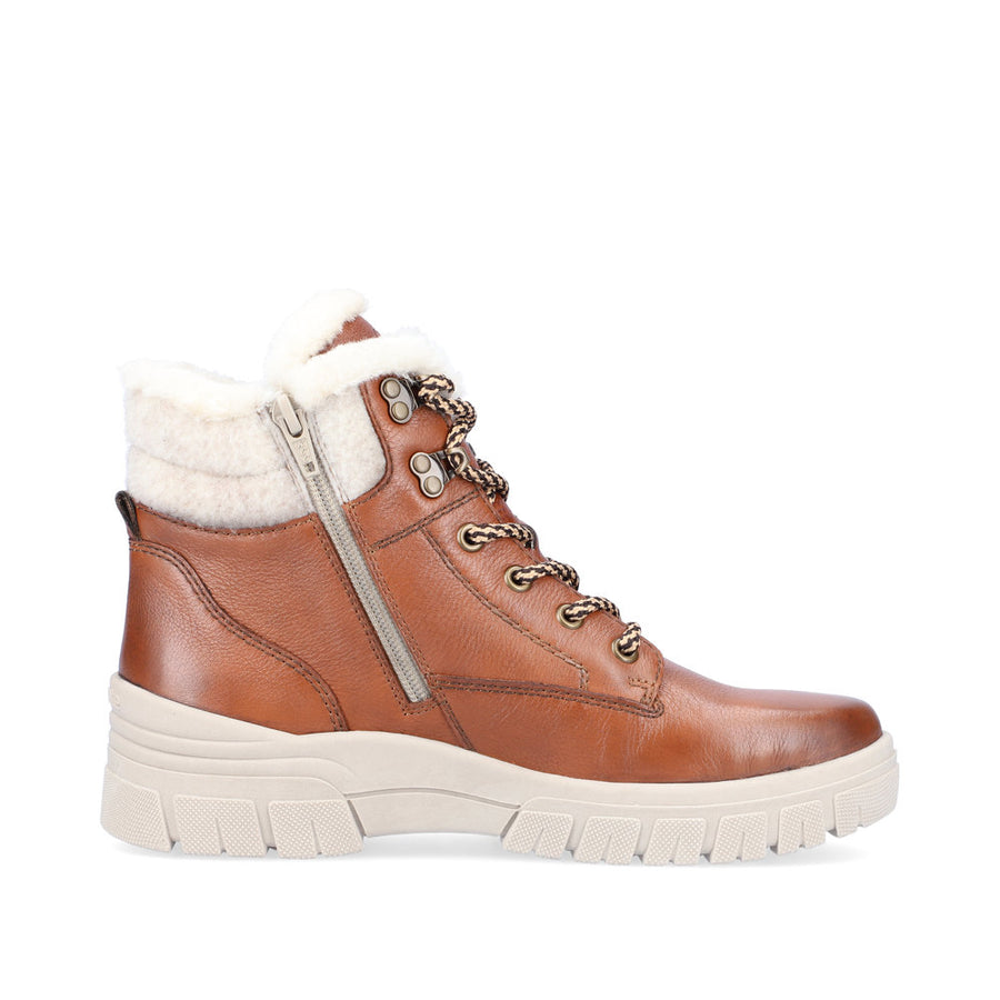 Remonte D0E71 Ankle Boots-Tan