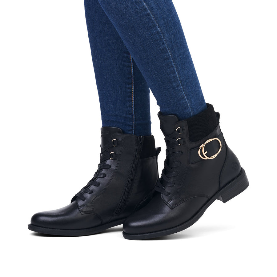 Remonte D0F76 Ankle Boots-Black