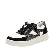 Remonte D0J04 Ladies Sneakers-Black/Beige