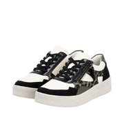 Remonte D0J04 Ladies Sneakers-Black/Beige