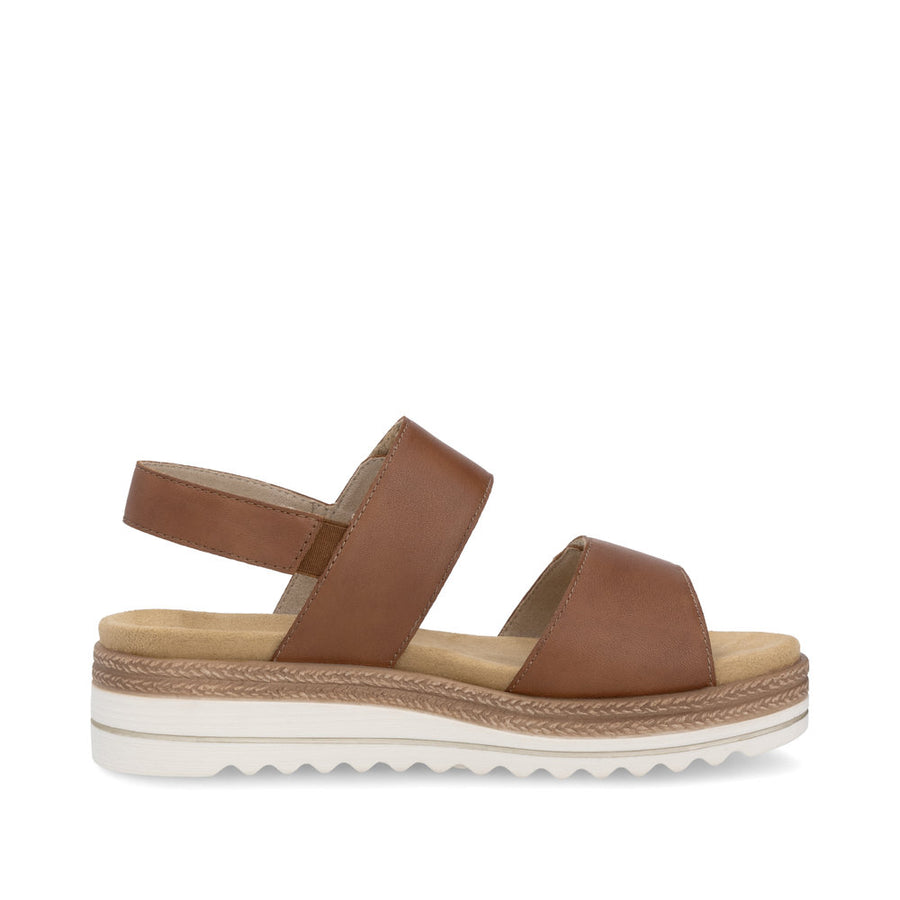Remonte D0Q59-24 Ladies' Sandals-Tan