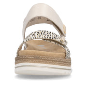Remonte D0Q59-60 Ladies' Sandals-Beige/Gold