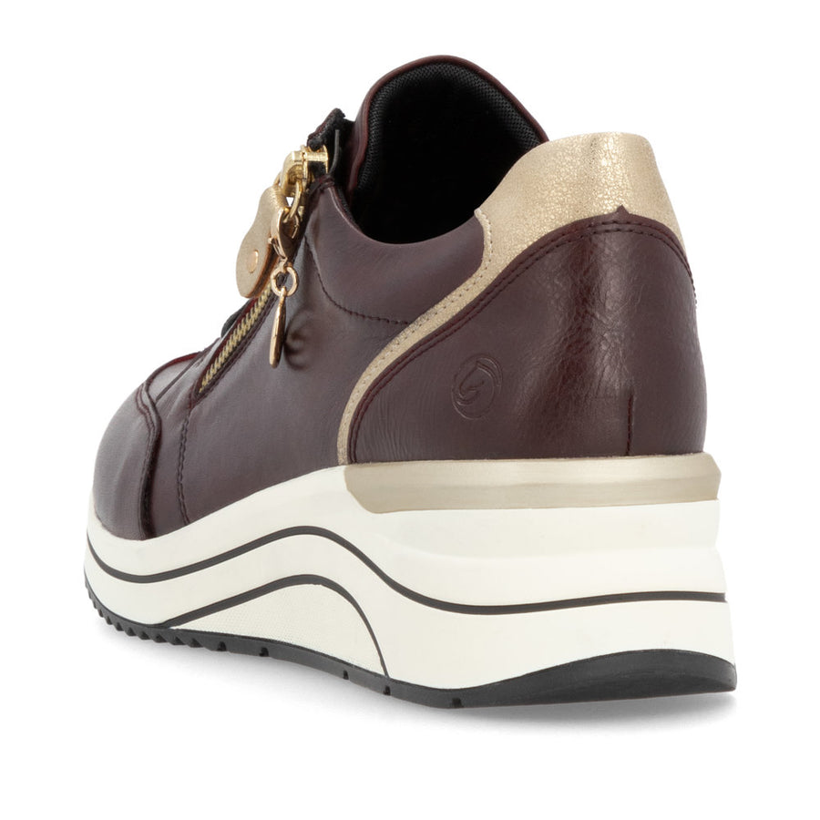 Remonte D0t03-2 Trainers-BURGUNDY H