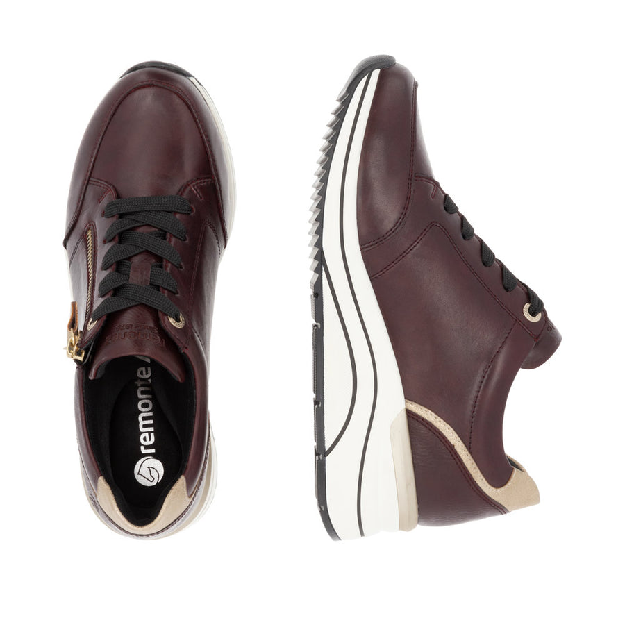 Remonte D0t03-2 Trainers-BURGUNDY H