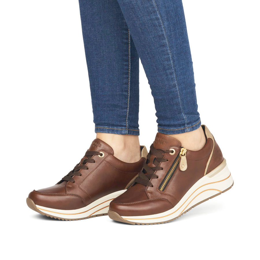 Remonte D0T03-2 Trainers-Chestnut H