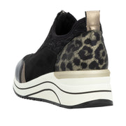 Remonte D0T08 Ladies Shoe-Black Print