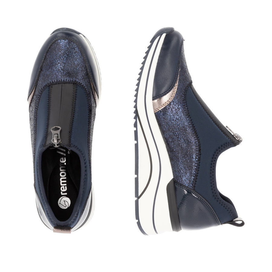 Remonte D0T08 Ladies Shoe-Navy