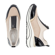 Remonte D0T08 Ladies Shoe-Cream/Black