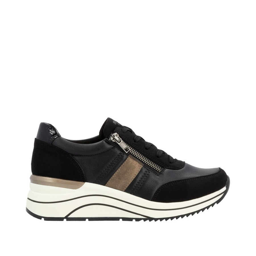 Remonte D0T09 Ladies Shoe-Black