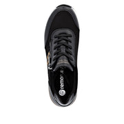 Remonte D0t09-04 Ladies Shoe-Black Leopard