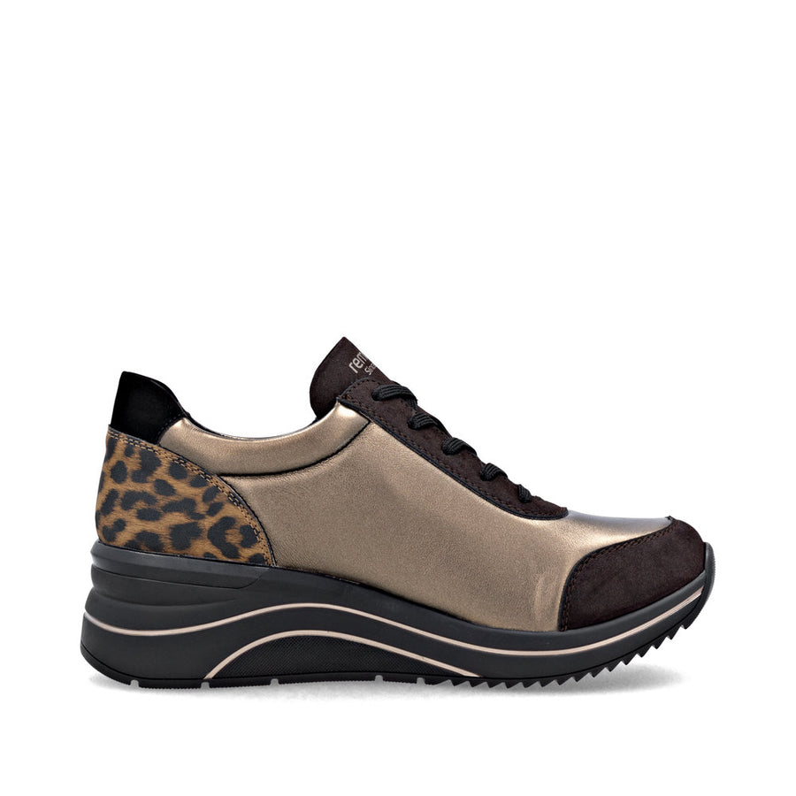 Remonte D0t09-91 Ladies Shoe-Brown Multi