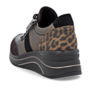 Remonte D0t09-91 Ladies Shoe-Brown Multi