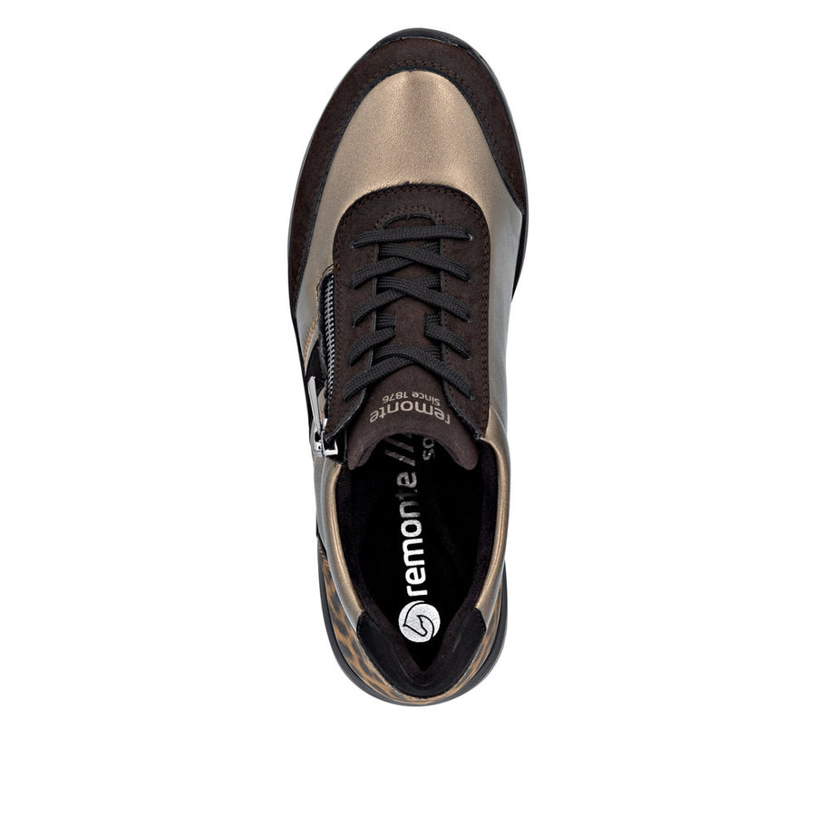 Remonte D0t09-91 Ladies Shoe-Brown Multi