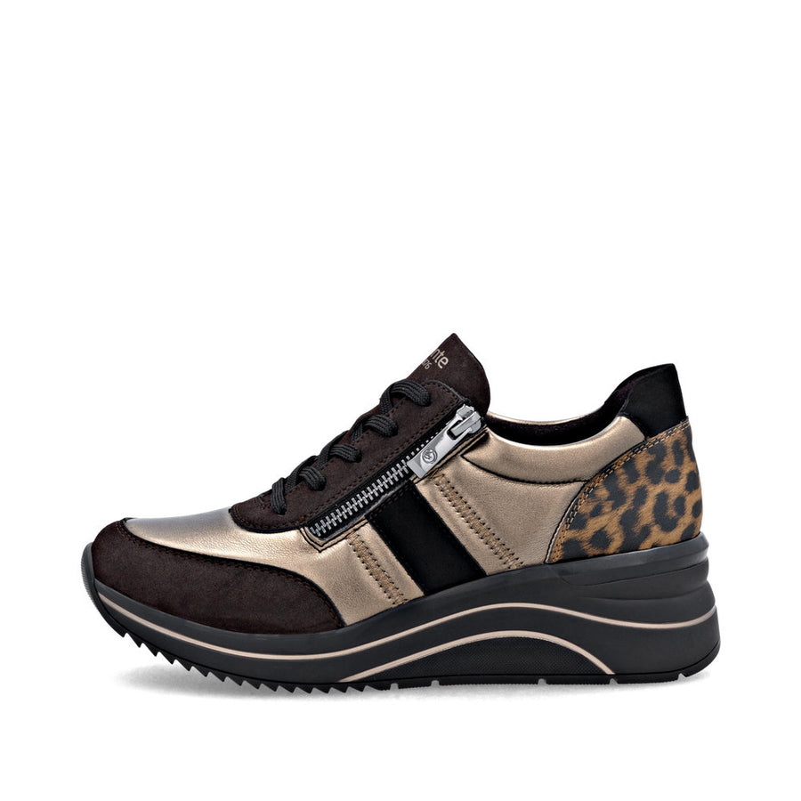 Remonte D0t09-91 Ladies Shoe-Brown Multi
