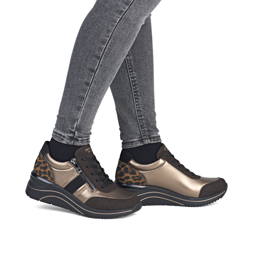 Remonte D0t09-91 Ladies Shoe-Brown Multi