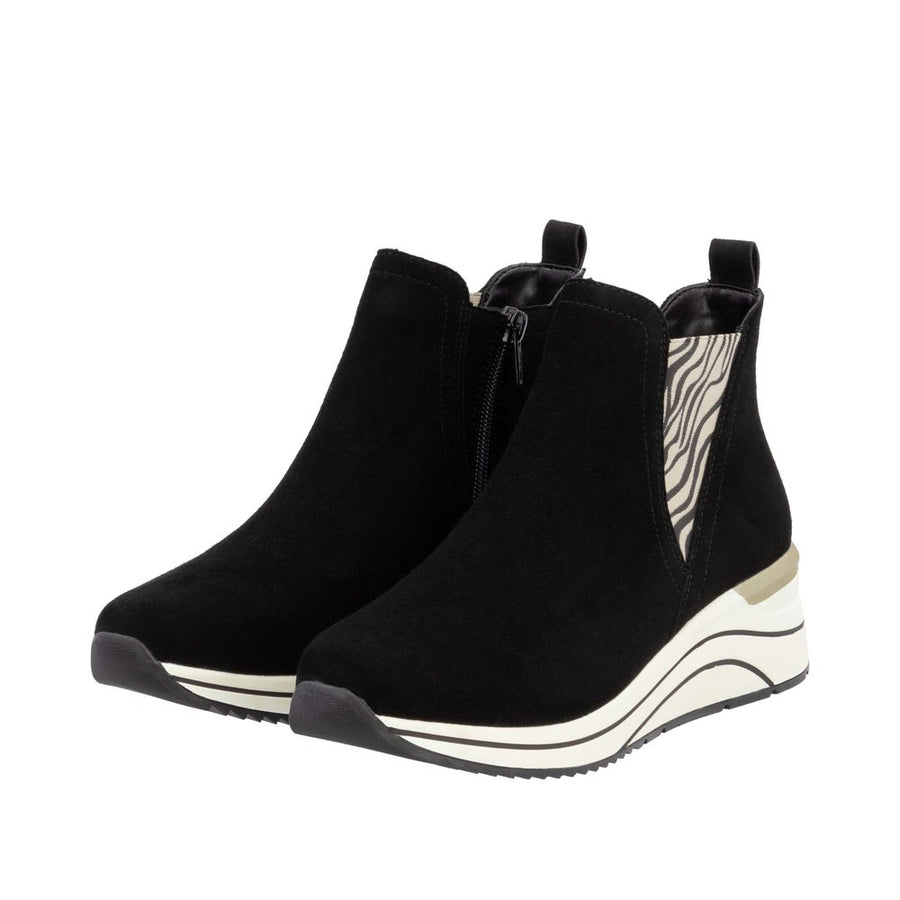 Remonte D0T75 Ankle Boot-Black