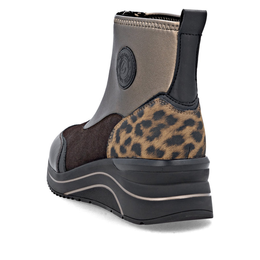 Remonte D0t78 Ankle Boot-BROWN MULTI