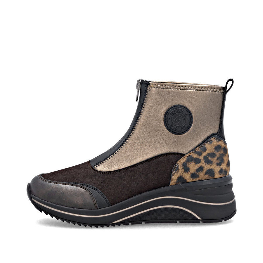 Remonte D0t78 Ankle Boot-BROWN MULTI