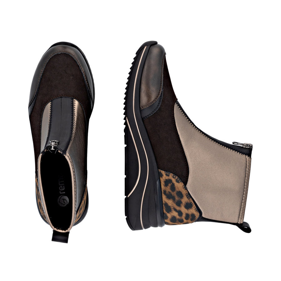 Remonte D0t78 Ankle Boot-BROWN MULTI
