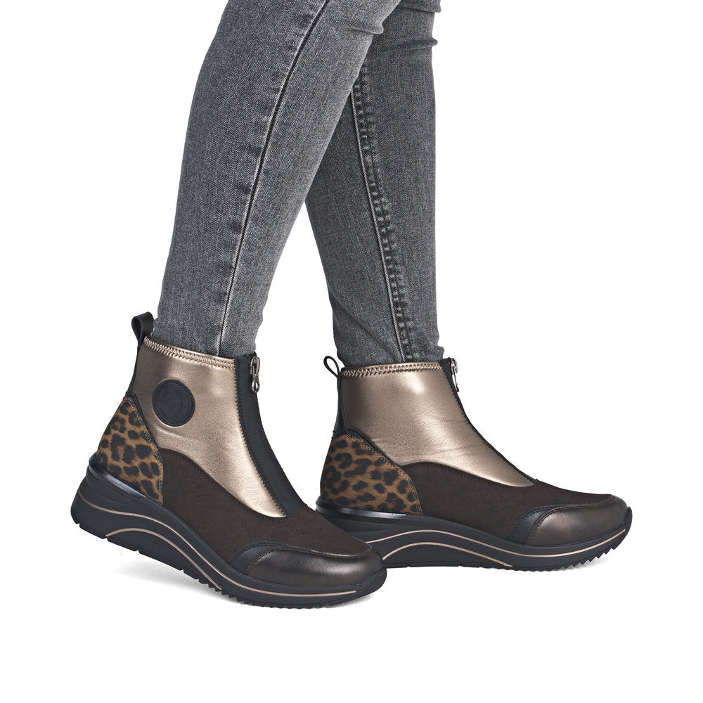 Remonte D0t78 Ankle Boot-BROWN MULTI