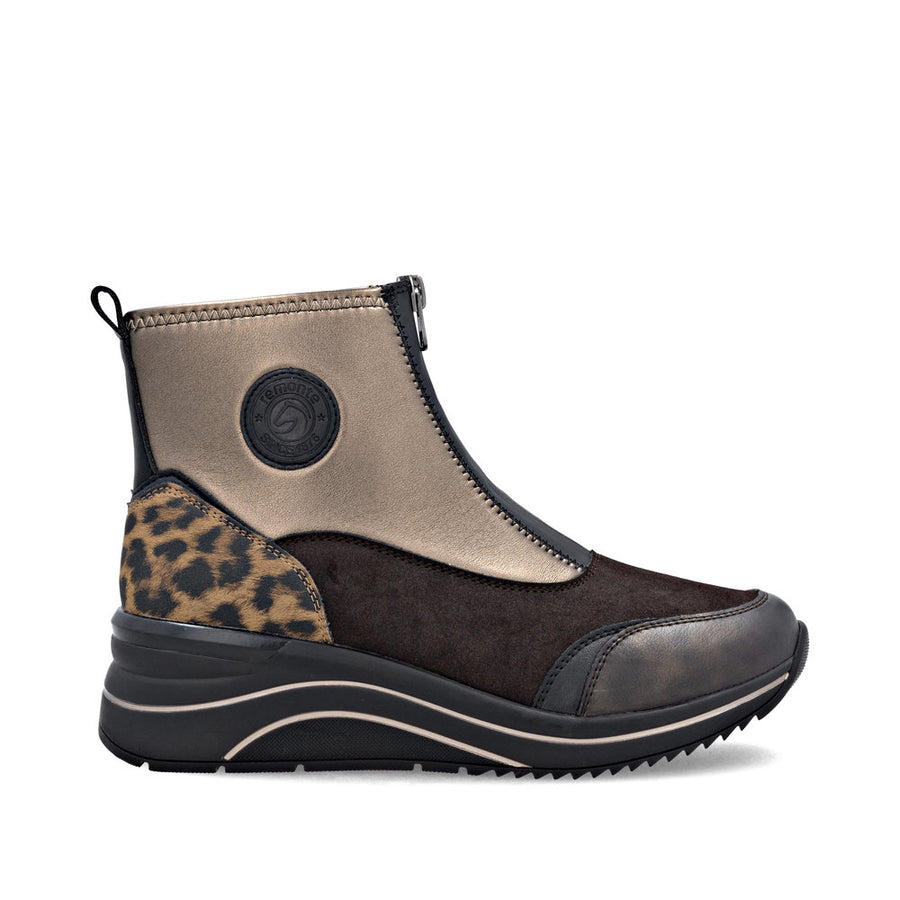 Remonte D0t78 Ankle Boot-BROWN MULTI