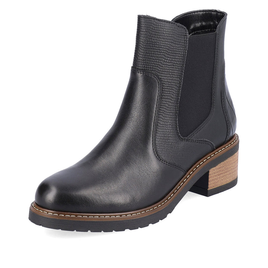 Remonte D1A71 Ankle Boots-Black