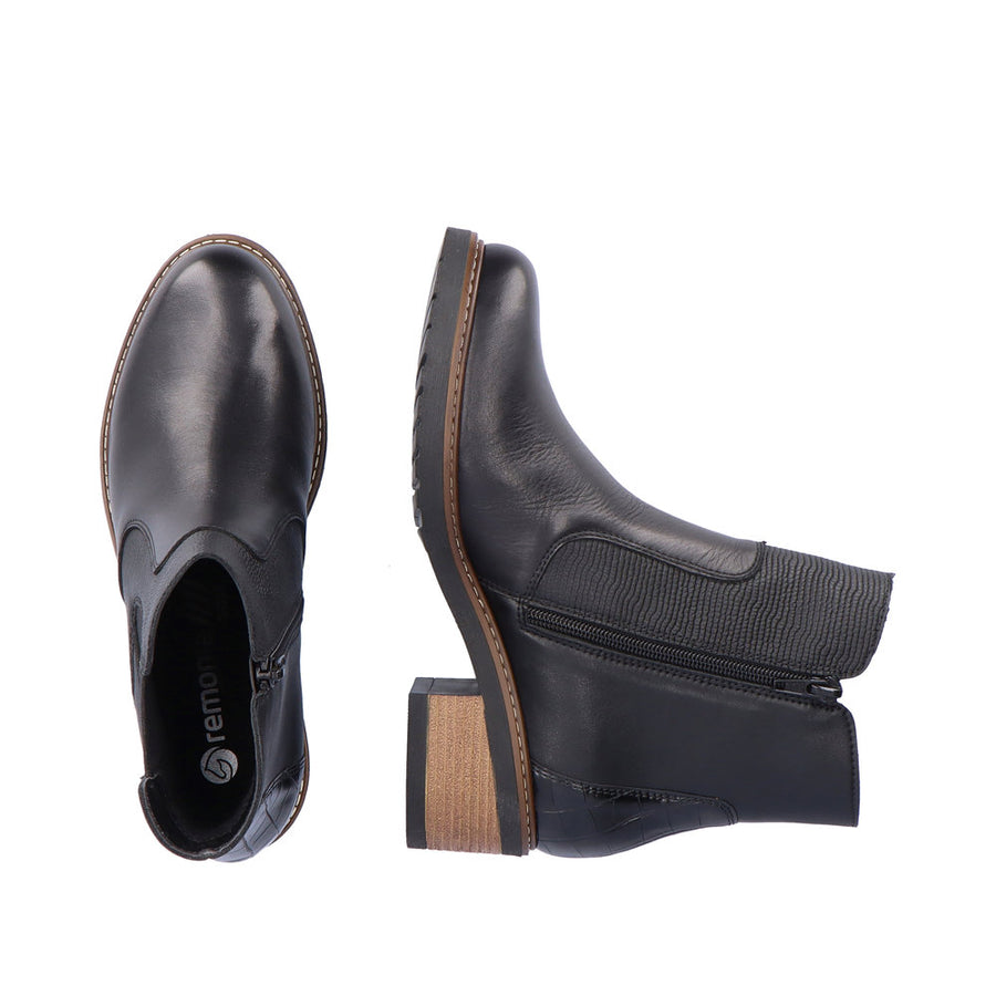 Remonte D1A71 Ankle Boots-Black