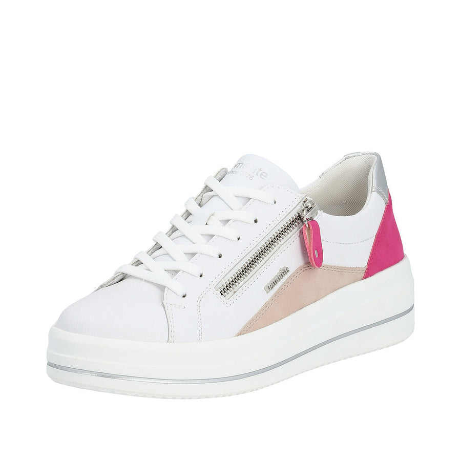 Remonte D1C01 Trainers-White/Rose