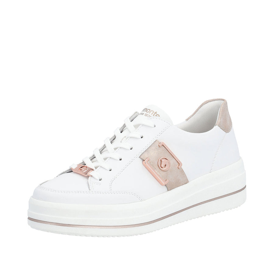 Remonte D1C02 Trainers-Wht/Rose Gld