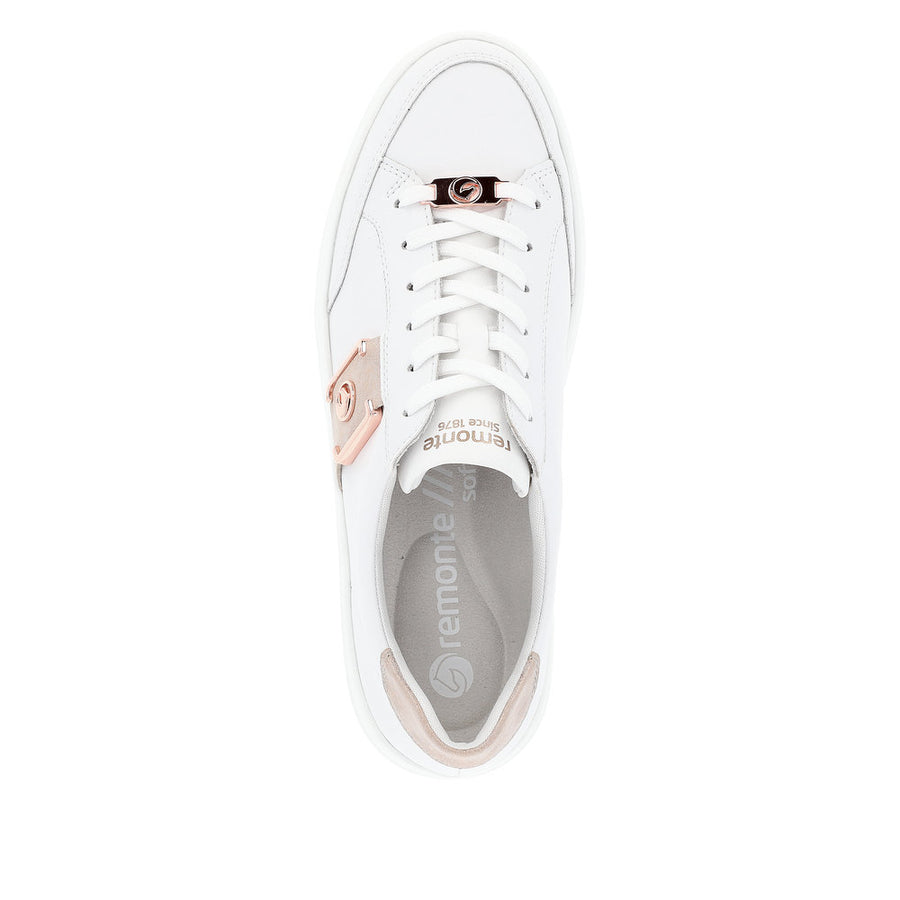 Remonte D1C02 Trainers-Wht/Rose Gld