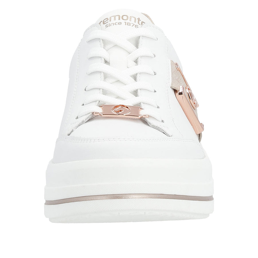 Remonte D1C02 Trainers-Wht/Rose Gld