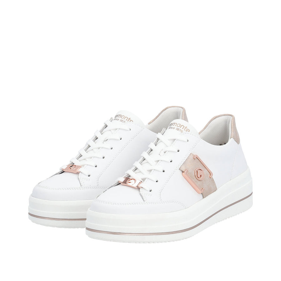 Remonte D1C02 Trainers-Wht/Rose Gld