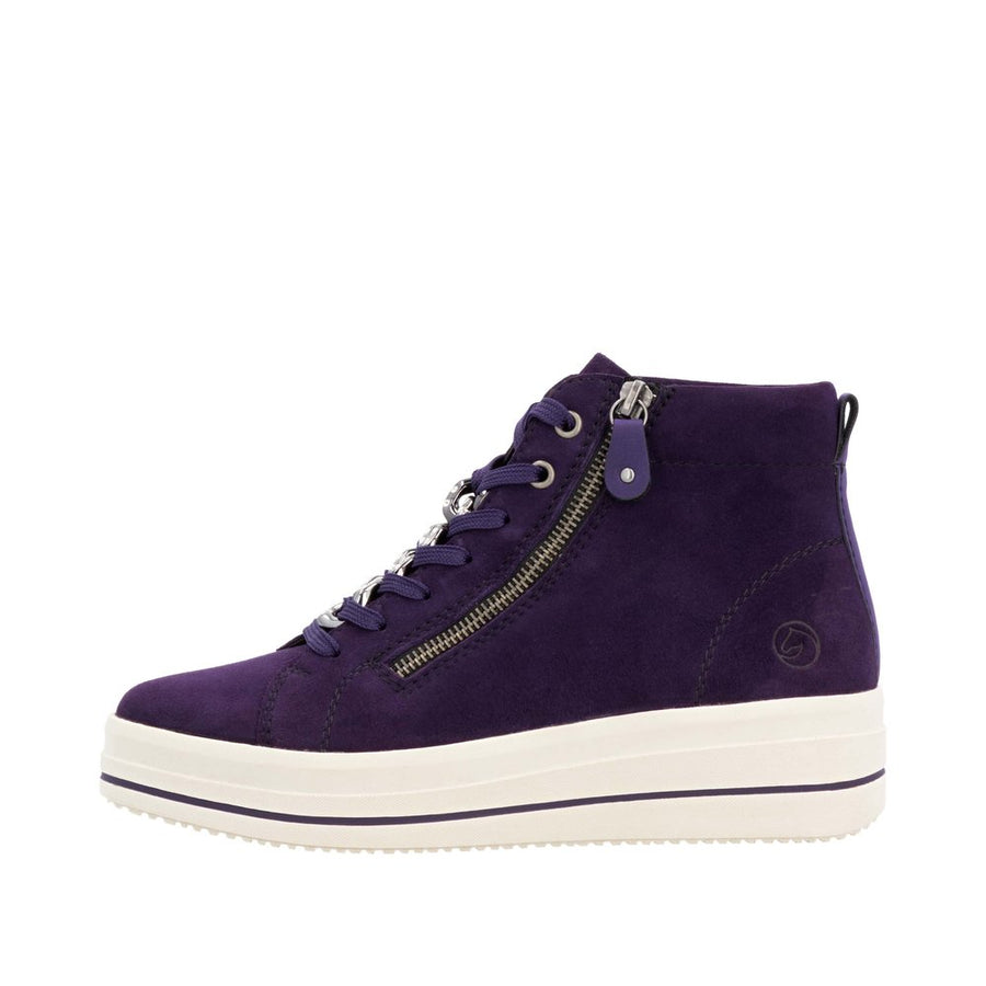 Remonte D1C70 Ankle Boot-Purple