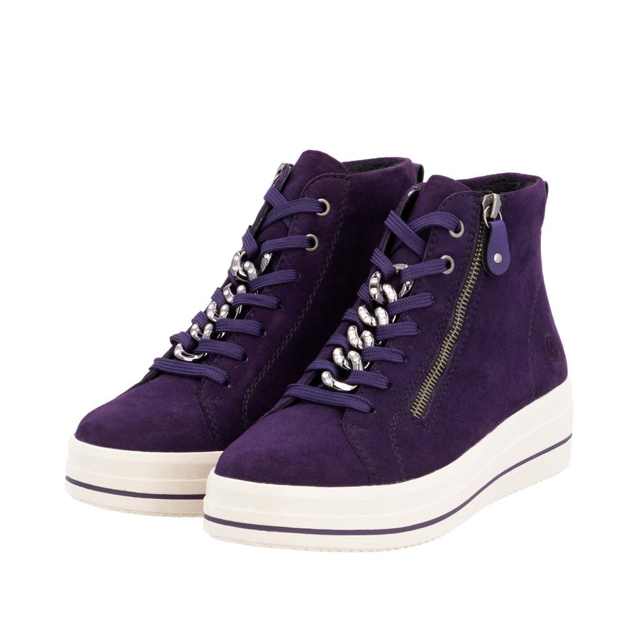 Remonte D1C70 Ankle Boot-Purple