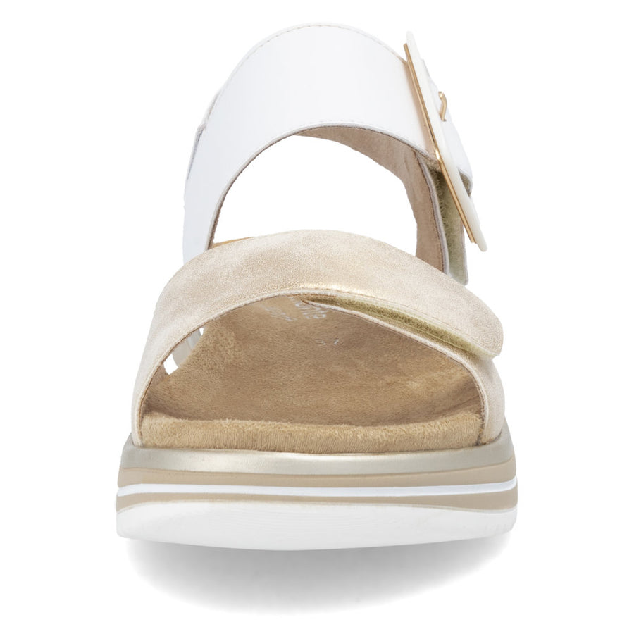 Remonte D1J53-80 Ladies Sandal-White/Beige