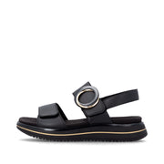 Remonte D1J63-00 Ladies' Sandals-Black