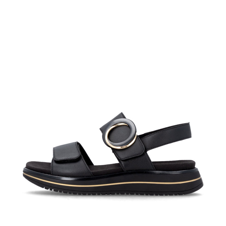 Remonte D1J63-00 Ladies' Sandals-Black