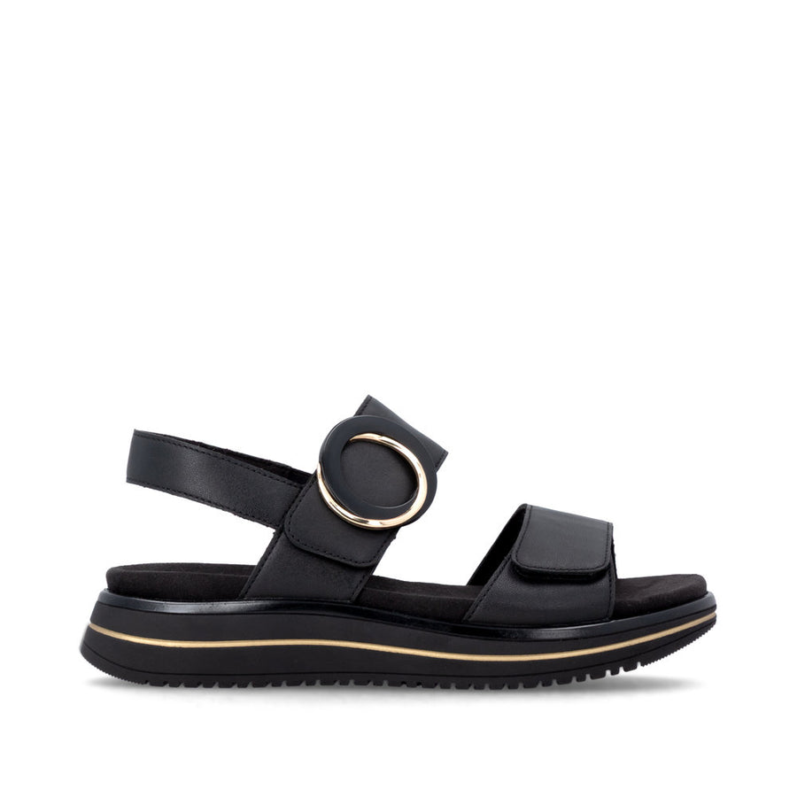 Remonte D1J63-00 Ladies' Sandals-Black